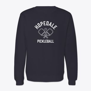 Hopedale Massachusetts Pickleball Crewneck Sweatshirt