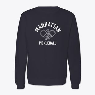 Manhattan New York Pickleball Crewneck Sweatshirt