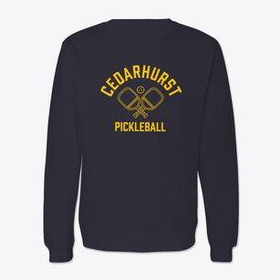 Cedarhurst New York Pickleball Crewneck Sweatshirt