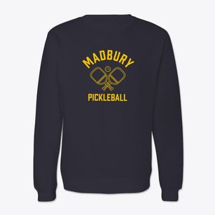 Madbury New Hampshire Pickleball Crewneck Sweatshirt