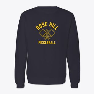 Rose Hill North Carolina Pickleball Crewneck Sweatshirt