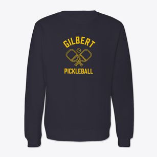 Gilbert Iowa Pickleball Crewneck Sweatshirt
