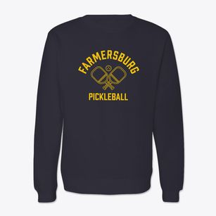 Farmersburg Indiana Pickleball Crewneck Sweatshirt