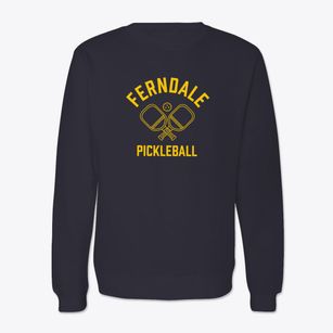 Ferndale Michigan Pickleball Crewneck Sweatshirt