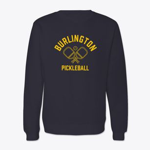 Burlington Oklahoma Pickleball Crewneck Sweatshirt