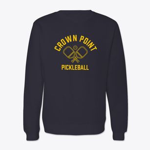 Crown Point Alaska Pickleball Crewneck Sweatshirt