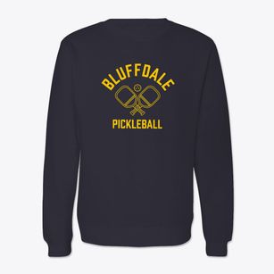 Bluffdale Utah Pickleball Crewneck Sweatshirt