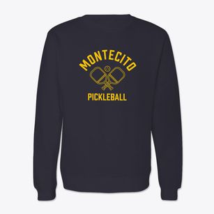 Montecito California Pickleball Crewneck Sweatshirt