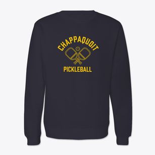 Chappaquoit Massachusetts Pickleball Crewneck Sweatshirt