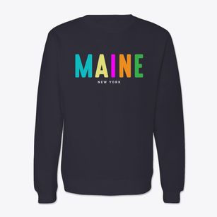 Maine New York Color Pop Crewneck Sweatshirt
