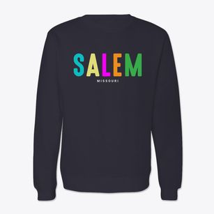 Salem Missouri Color Pop Crewneck Sweatshirt