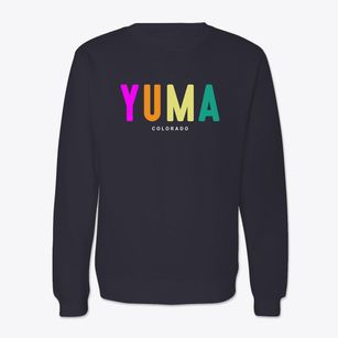 Yuma Colorado Color Pop Crewneck Sweatshirt