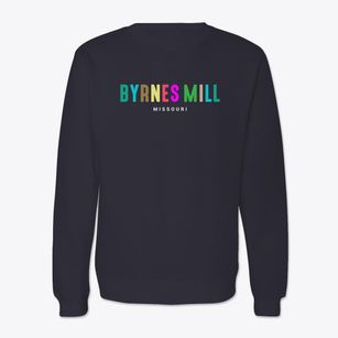 Byrnes Mill Missouri Color Pop Crewneck Sweatshirt