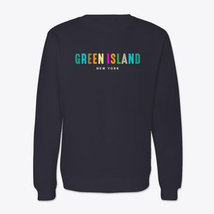 Green Island New York Color Pop Crewneck Sweatshirt