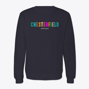 Chesterfield Indiana Color Pop Crewneck Sweatshirt
