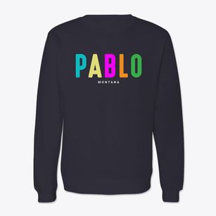 Pablo Montana Color Pop Crewneck Sweatshirt