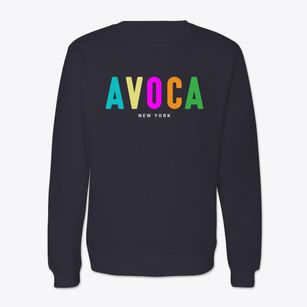 Avoca New York Color Pop Crewneck Sweatshirt