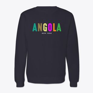 Angola New York Color Pop Crewneck Sweatshirt