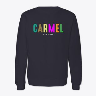 Carmel New York Color Pop Crewneck Sweatshirt
