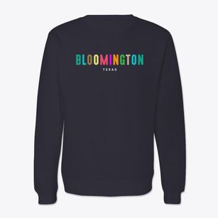 Bloomington Texas Color Pop Crewneck Sweatshirt