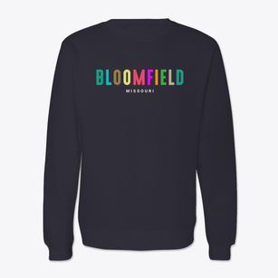 Bloomfield Missouri Color Pop Crewneck Sweatshirt