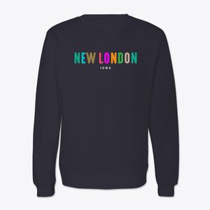 New London Iowa Color Pop Crewneck Sweatshirt