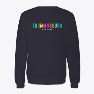 Trumansburg New York Color Pop Crewneck Sweatshirt