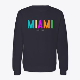 Miami Arizona Color Pop Crewneck Sweatshirt
