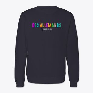 Des Allemands Louisiana Color Pop Crewneck Sweatshirt