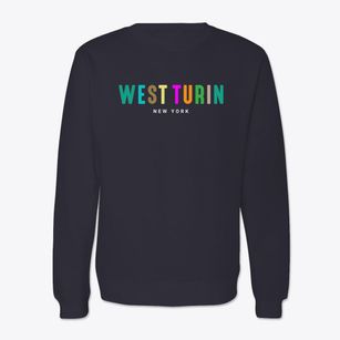 West Turin New York Color Pop Crewneck Sweatshirt