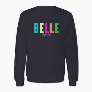 Belle Missouri Color Pop Crewneck Sweatshirt