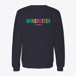 Winchester Illinois Color Pop Crewneck Sweatshirt