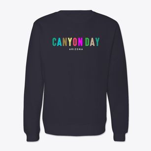 Canyon Day Arizona Color Pop Crewneck Sweatshirt