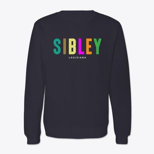 Sibley Louisiana Color Pop Crewneck Sweatshirt