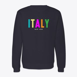 Italy New York Color Pop Crewneck Sweatshirt