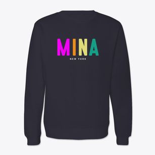 Mina New York Color Pop Crewneck Sweatshirt