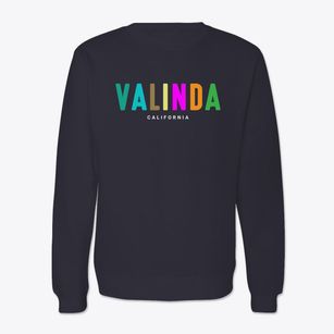 Valinda California Color Pop Crewneck Sweatshirt