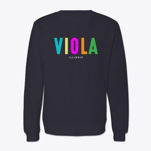 Viola Illinois Color Pop Crewneck Sweatshirt