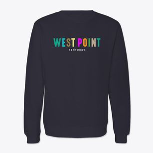 West Point Kentucky Color Pop Crewneck Sweatshirt