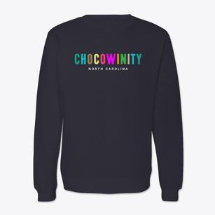 Chocowinity North Carolina Color Pop Crewneck Sweatshirt