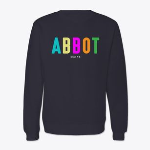 Abbot Maine Color Pop Crewneck Sweatshirt