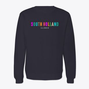 South Holland Illinois Color Pop Crewneck Sweatshirt
