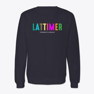 Lattimer Pennsylvania Color Pop Crewneck Sweatshirt