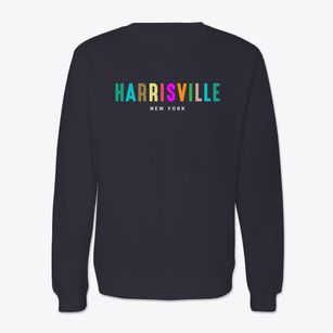 Harrisville New York Color Pop Crewneck Sweatshirt
