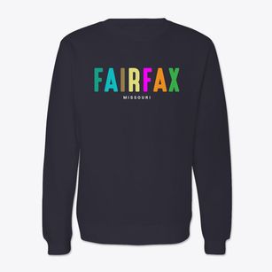 Fairfax Missouri Color Pop Crewneck Sweatshirt