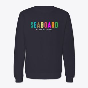 Seaboard North Carolina Color Pop Crewneck Sweatshirt