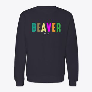 Beaver Ohio Color Pop Crewneck Sweatshirt