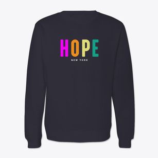 Hope New York Color Pop Crewneck Sweatshirt