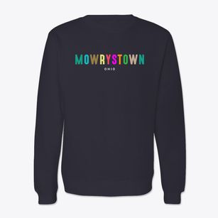 Mowrystown Ohio Color Pop Crewneck Sweatshirt