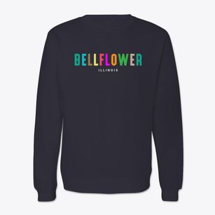 Bellflower Illinois Color Pop Crewneck Sweatshirt